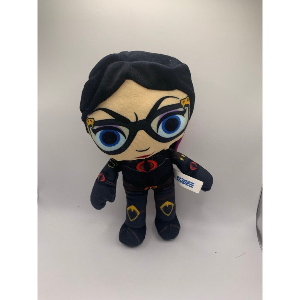 G.I. Joe Barones Plush Toy Black Stuffed Animal Collectible 8"